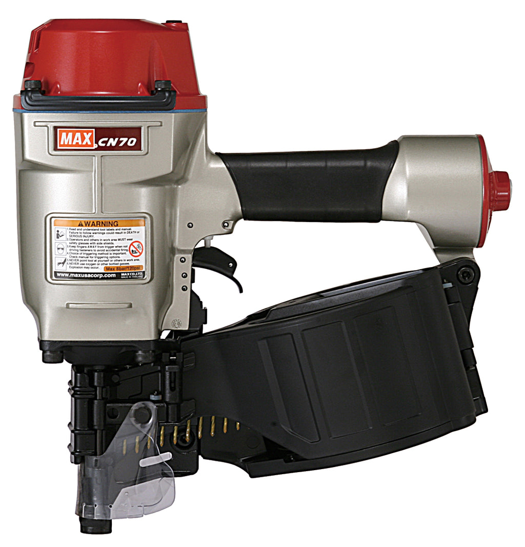 MAX CN70 Pneumatic Coil Nailer - Professional Grade Industrial Nail Gun India