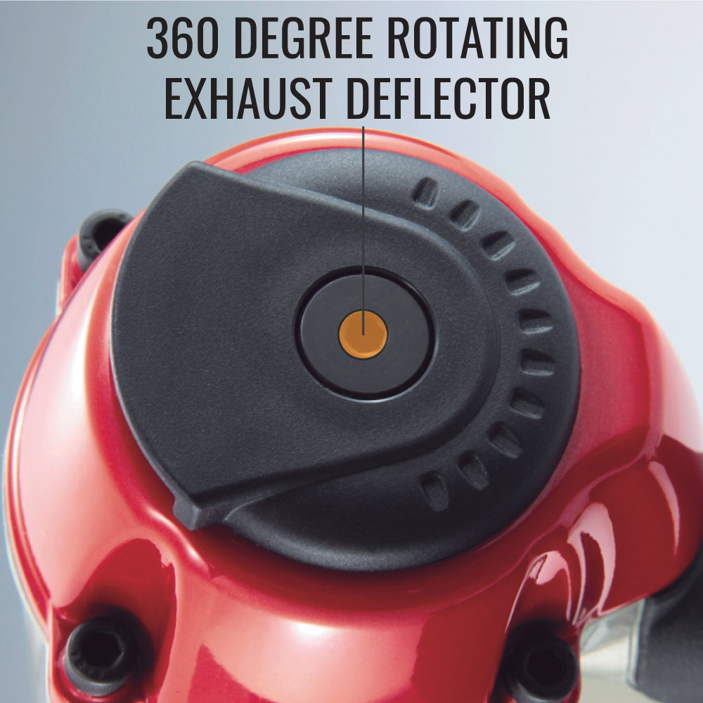 MAX NF565A Finish Nailer - 360 Degree Rotating Exhaust Deflector | nailgun.in