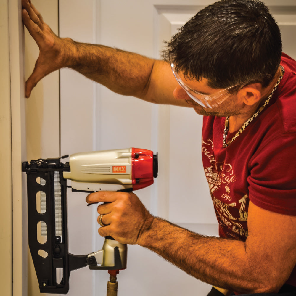 MAX NF565A Finish Nailer - Side View | Buy Online India | nailgun.in