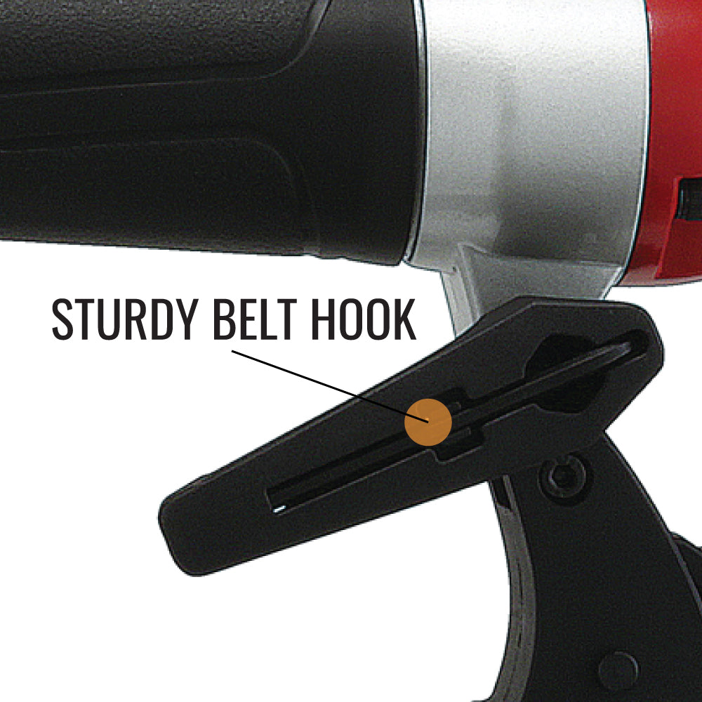 MAX TA238B Finish Nailer - Sturdy Integrated Belt Hook for Safe Tool Placement | nailgun.in