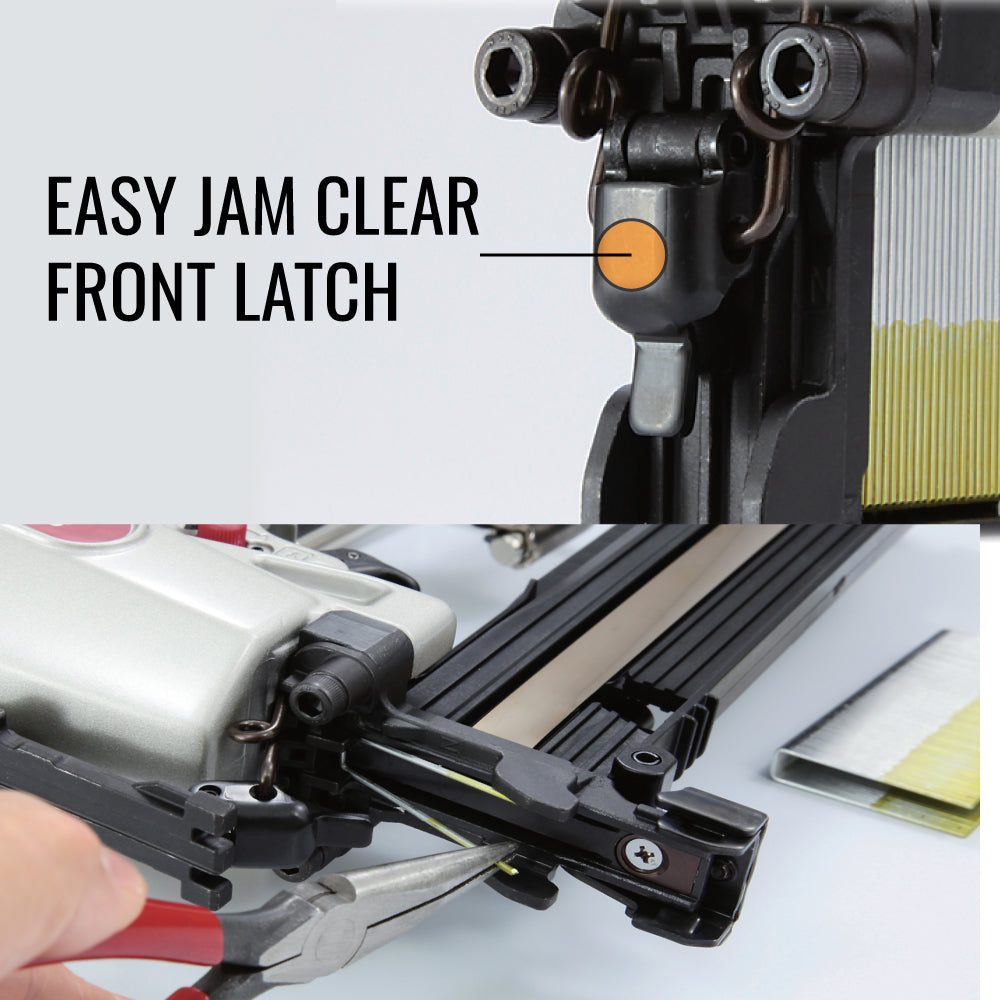 MAX TA551B SuperStapler - Easy Jam Clearing Front Latch for Quick Maintenance | nailgun.in