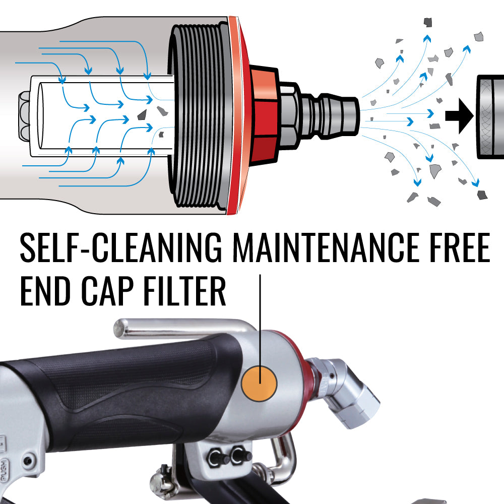 MAX TA551B SuperStapler - Self Cleaning Maintenance Free End Cap Filter | nailgun.in