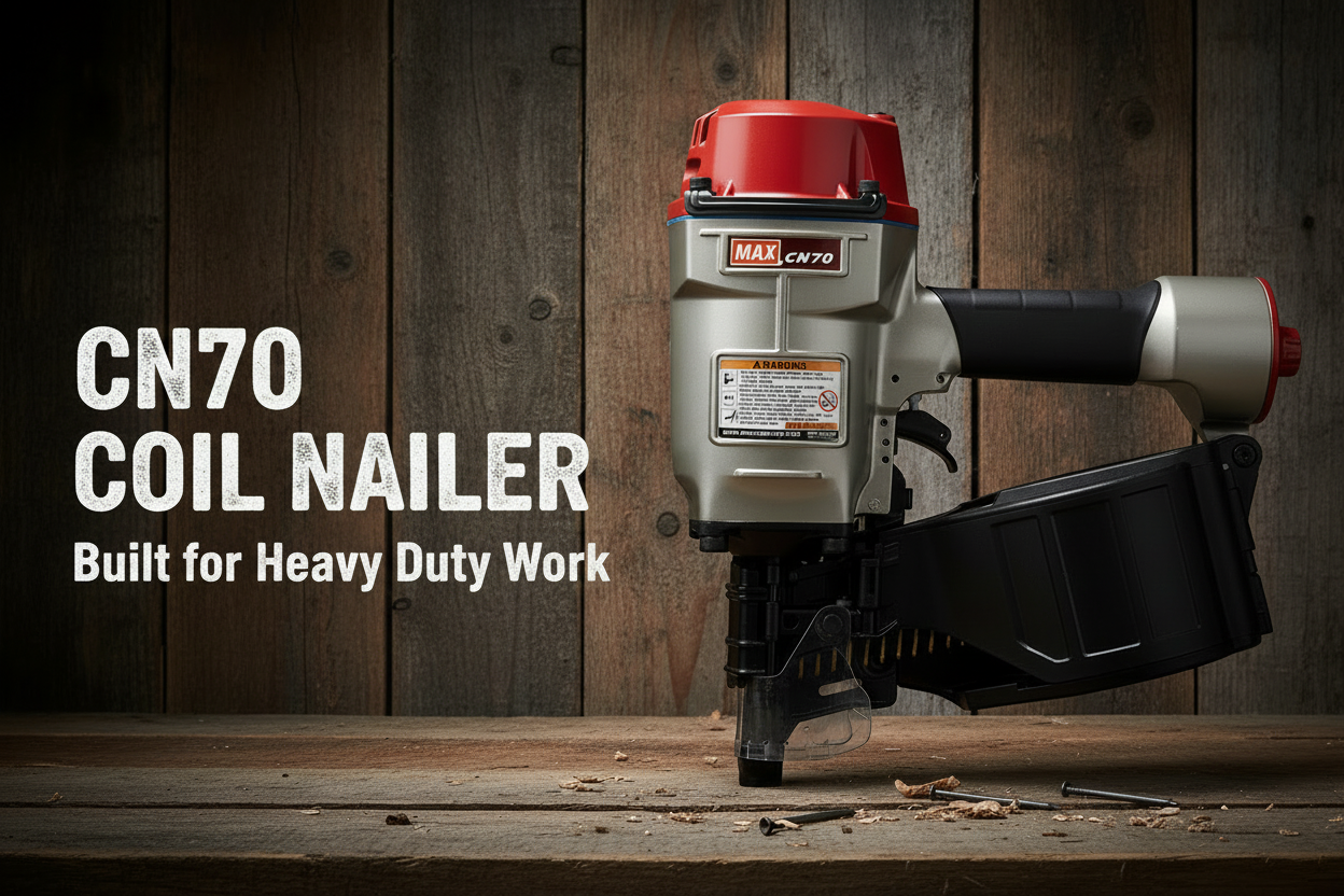 CN70 Coil Nailer Wide Banner