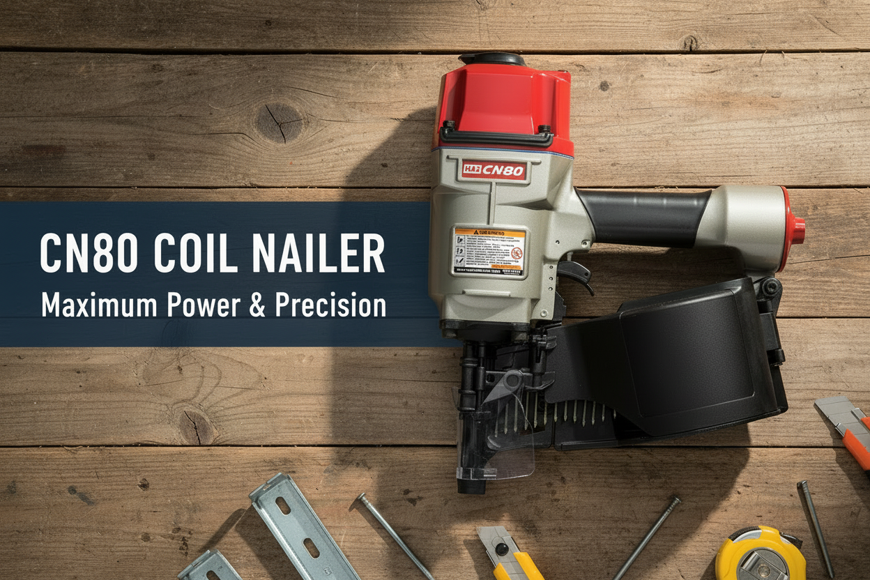 CN80 Coil Nailer Wide Banner